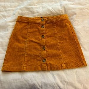 Forever 21 young girls, mustard skirt , size 13/14